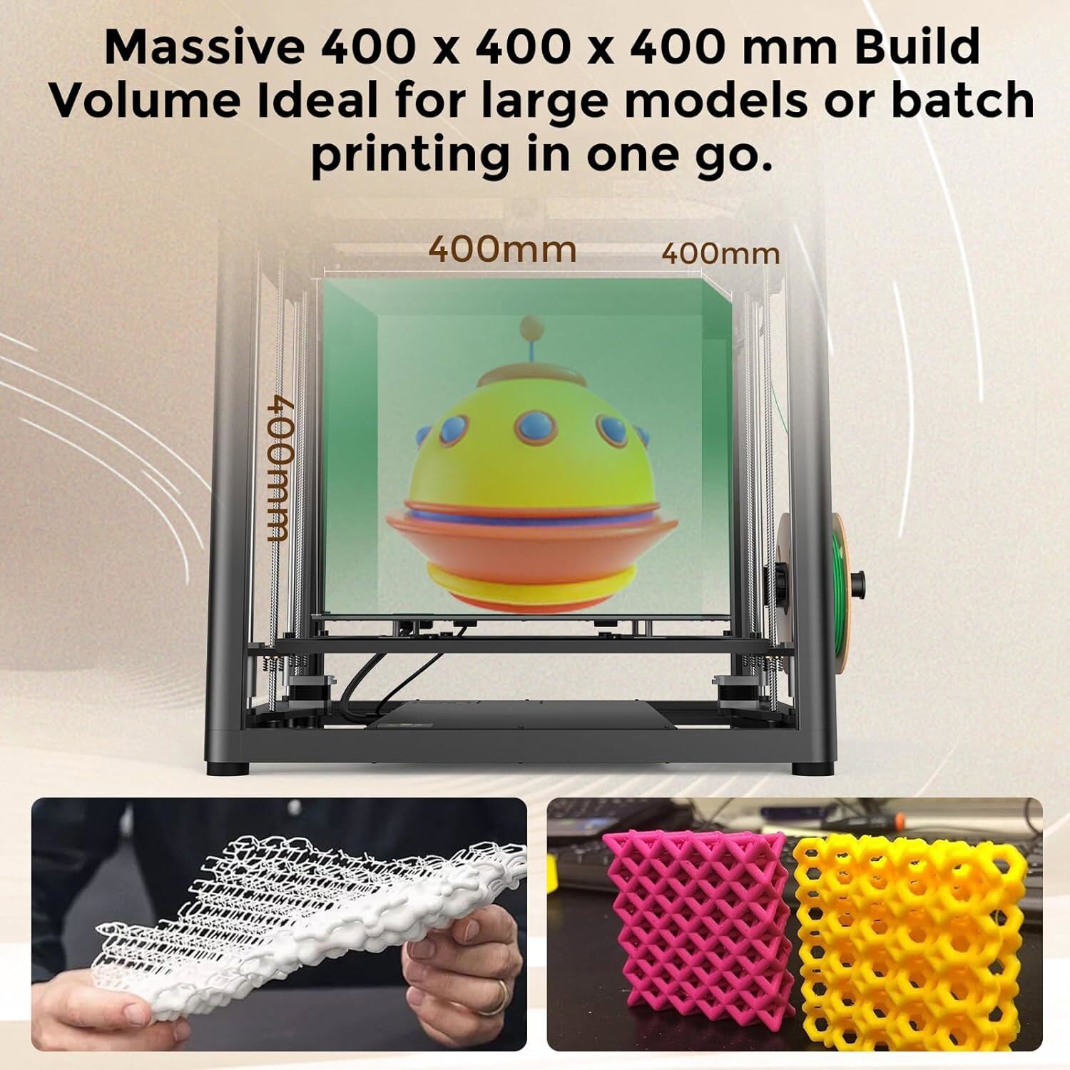 Open box Creality Ender-5 Max 3D Printer 700mm/s Auto Leveling 400x400x400mm
