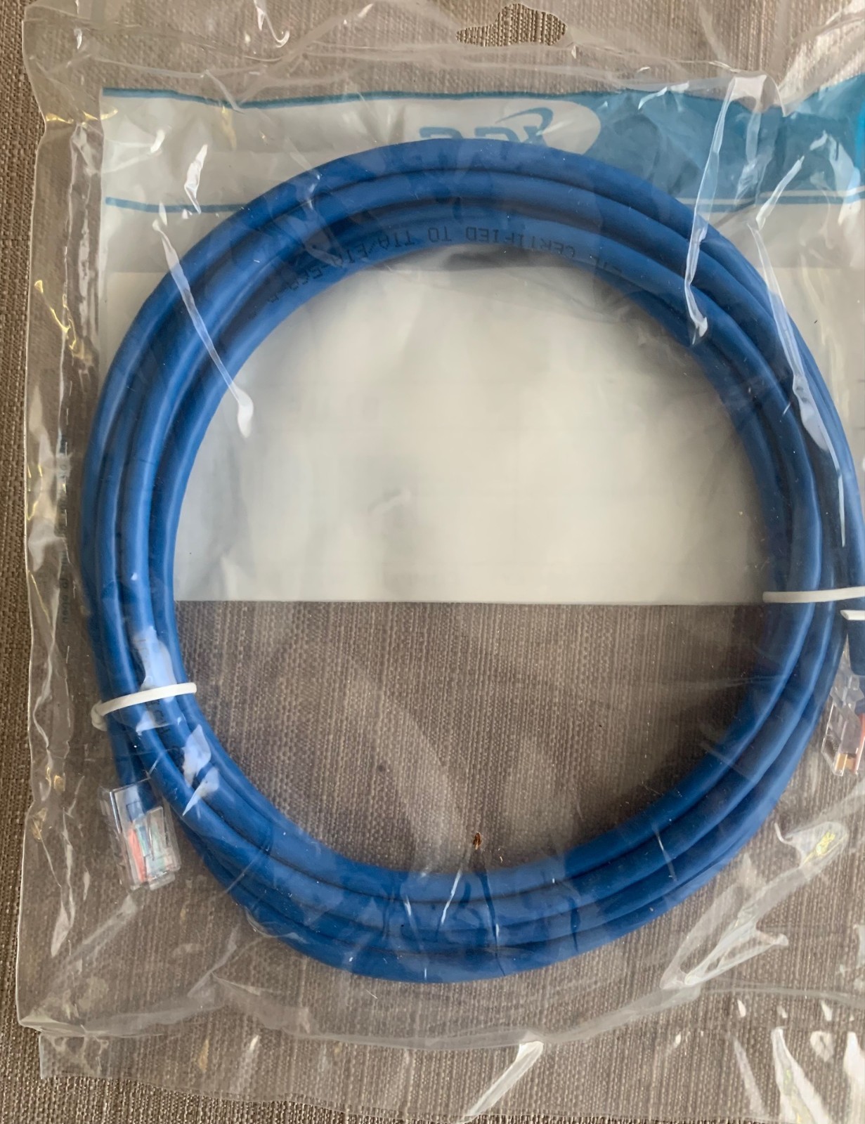 ICC ICPCS510BL CAT5 Patch Cord 10Ft/Blue