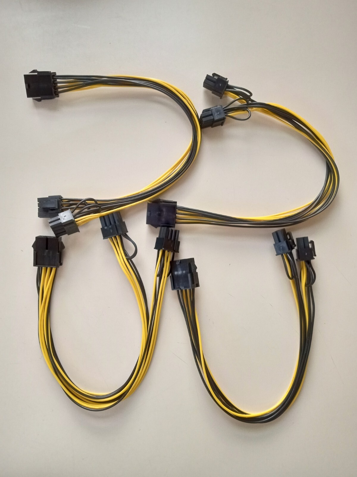12pcs 20cm Quality Breakout Cable 6Pin to 8Pin (6+2Pin) PCI-E Cable 18AWG NEW