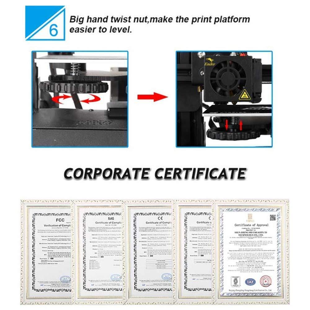 Repaired Creality Ender 3 3D Printer Fully Open Source with Resume Printing