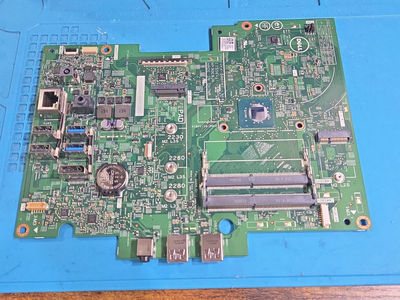 Dell Wyse 5470 AIO Motherboard w/ Intel Celeron J4105 1.50GHz CPU 50NVC 050NVC