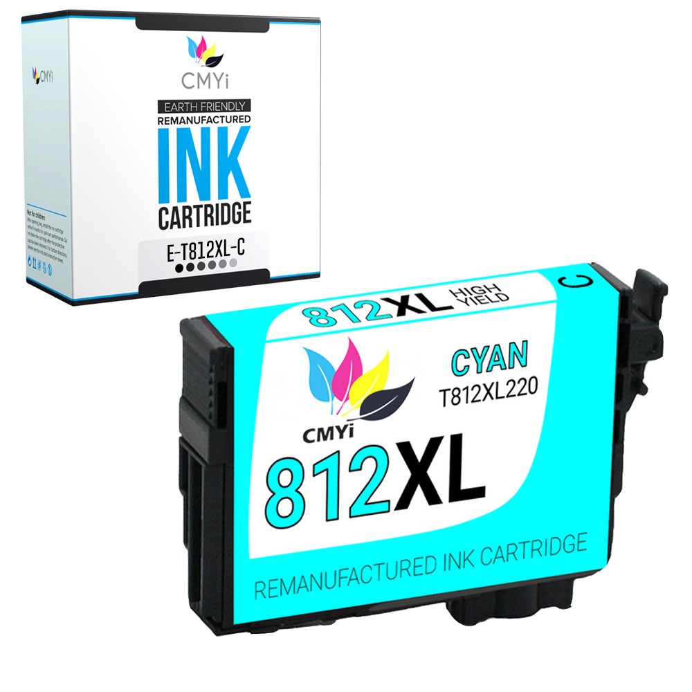 812XL CMYi Black Color Ink Cartridges for Epson 812 XL Workforce EC-C7000 Pro