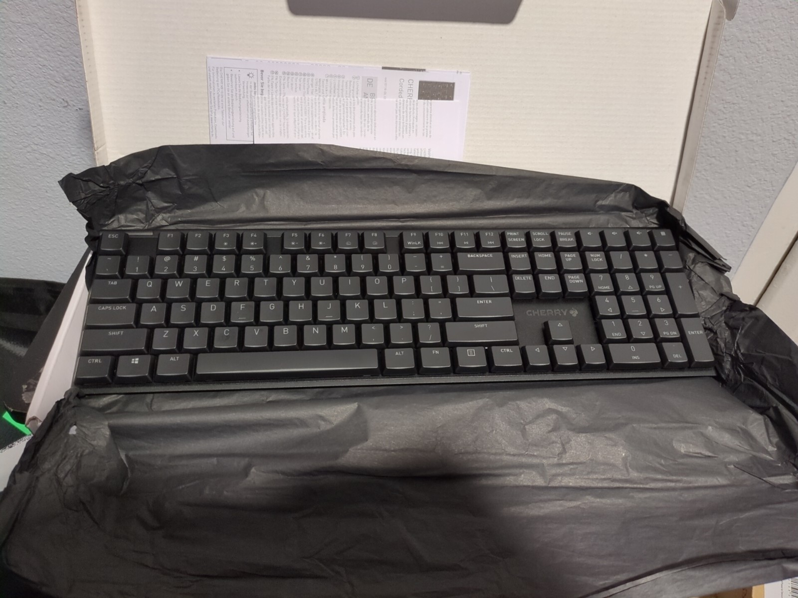 Cherry MX 10.0N RGB WIRED Mechanical Keyboard MX Low Profile Switches G8A-25010L