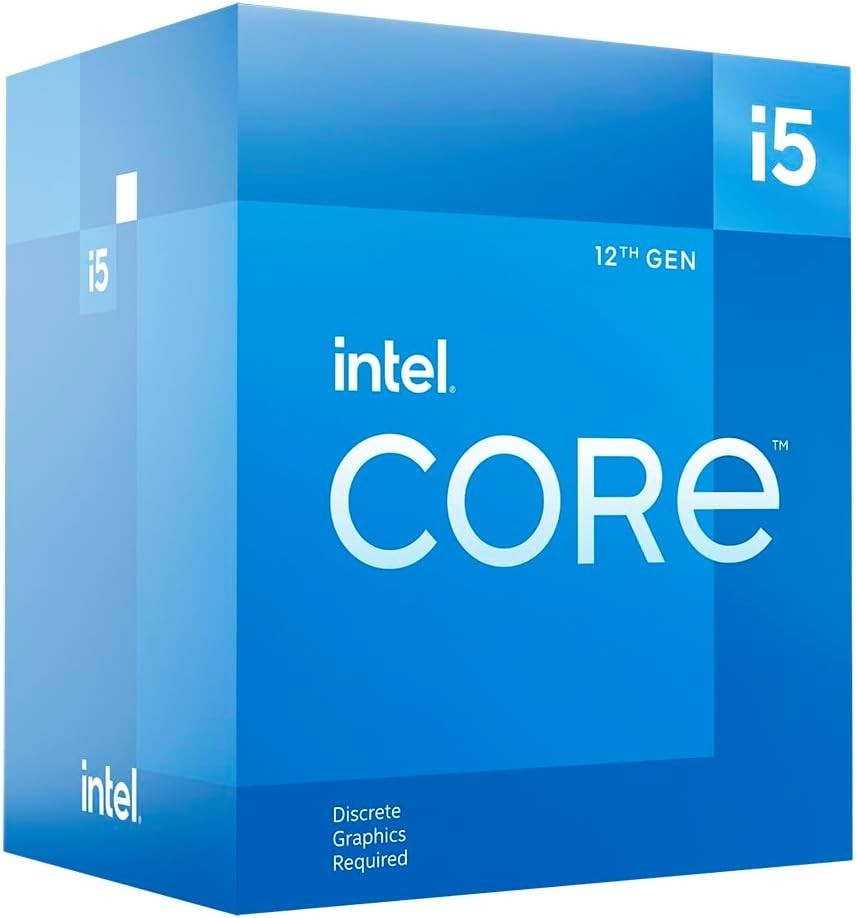Core i5-12400F 12th Gen Processor 6 Cores 4.4GHz Turbo for Superior Performance