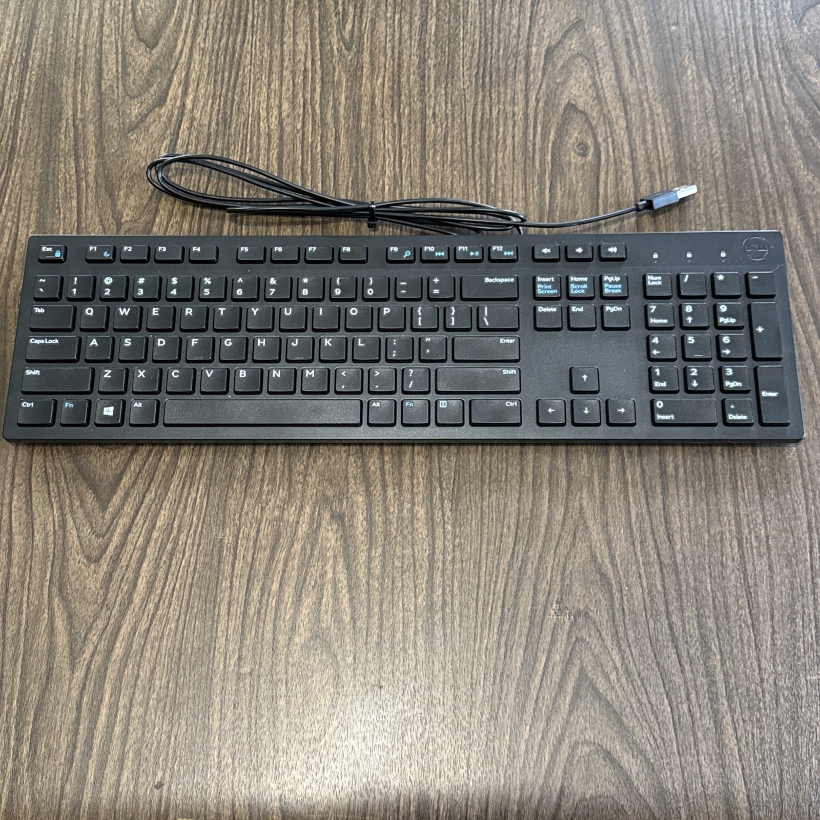 Dell Wired USB Keyboard KB216-BK-US (kb216d) Black – English QWERTY – New