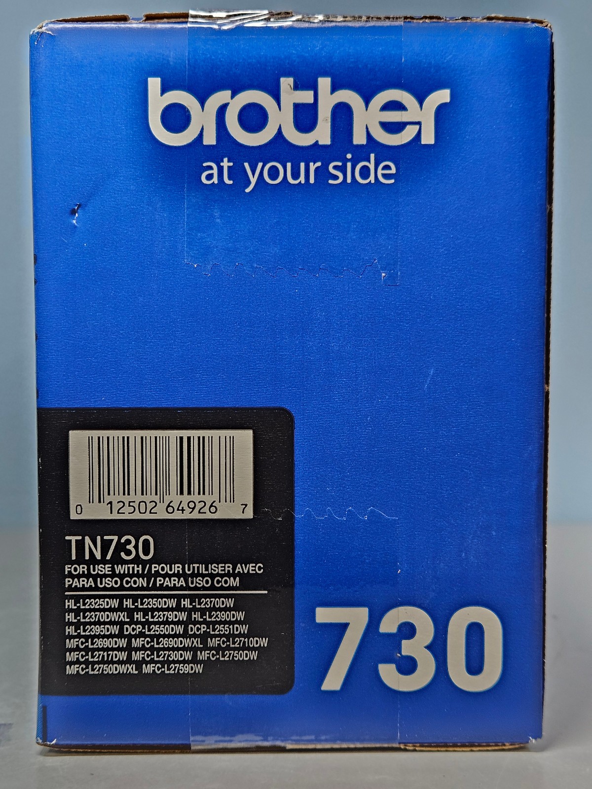 Genuine Brother TN730 Standard Yield Black Toner Cartridge – New & Sealed