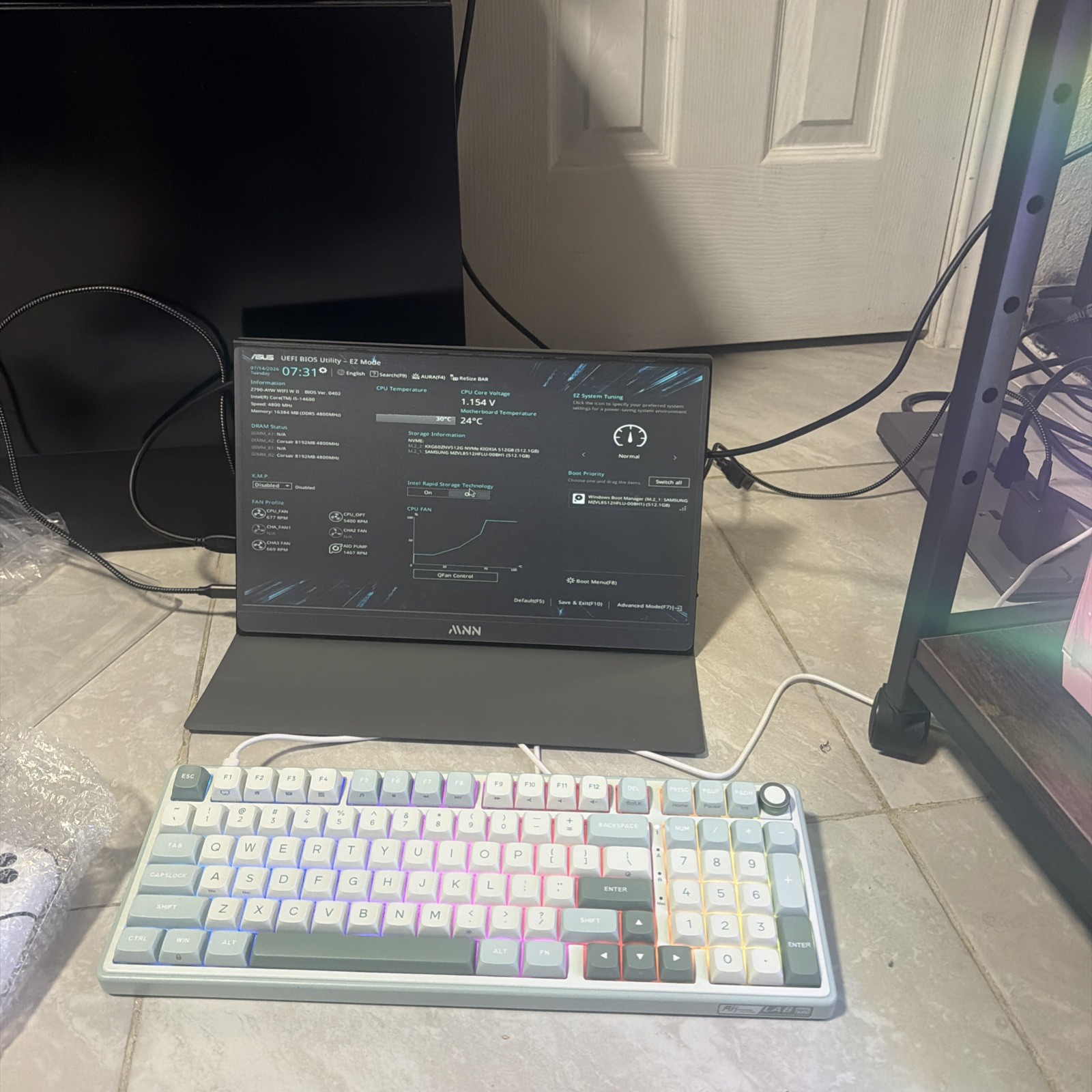 computer…. cpu 14600 16gb ram ddr5 motherboatd aus