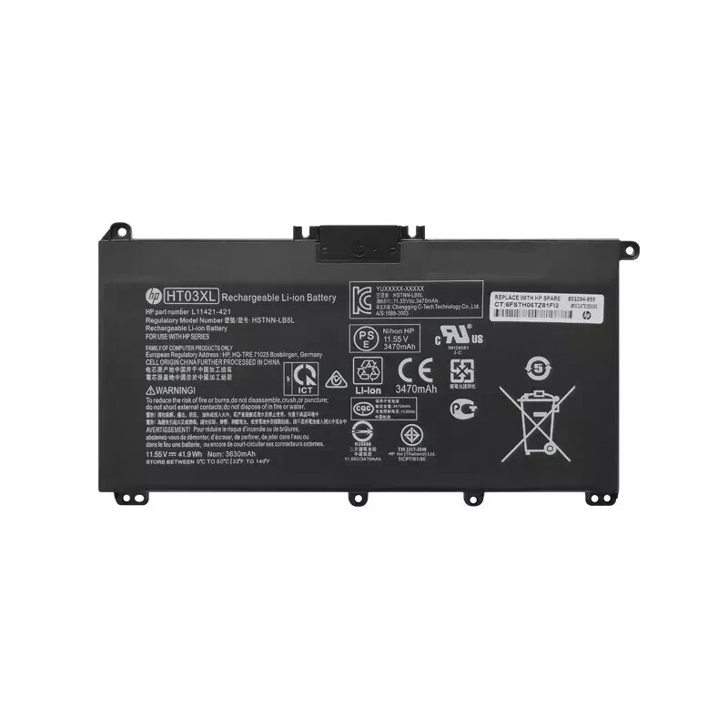 OEM Genuine HT03XL Battery for HP Pavilion L11421-2C2 L11119-855 15-CS 15-DA New