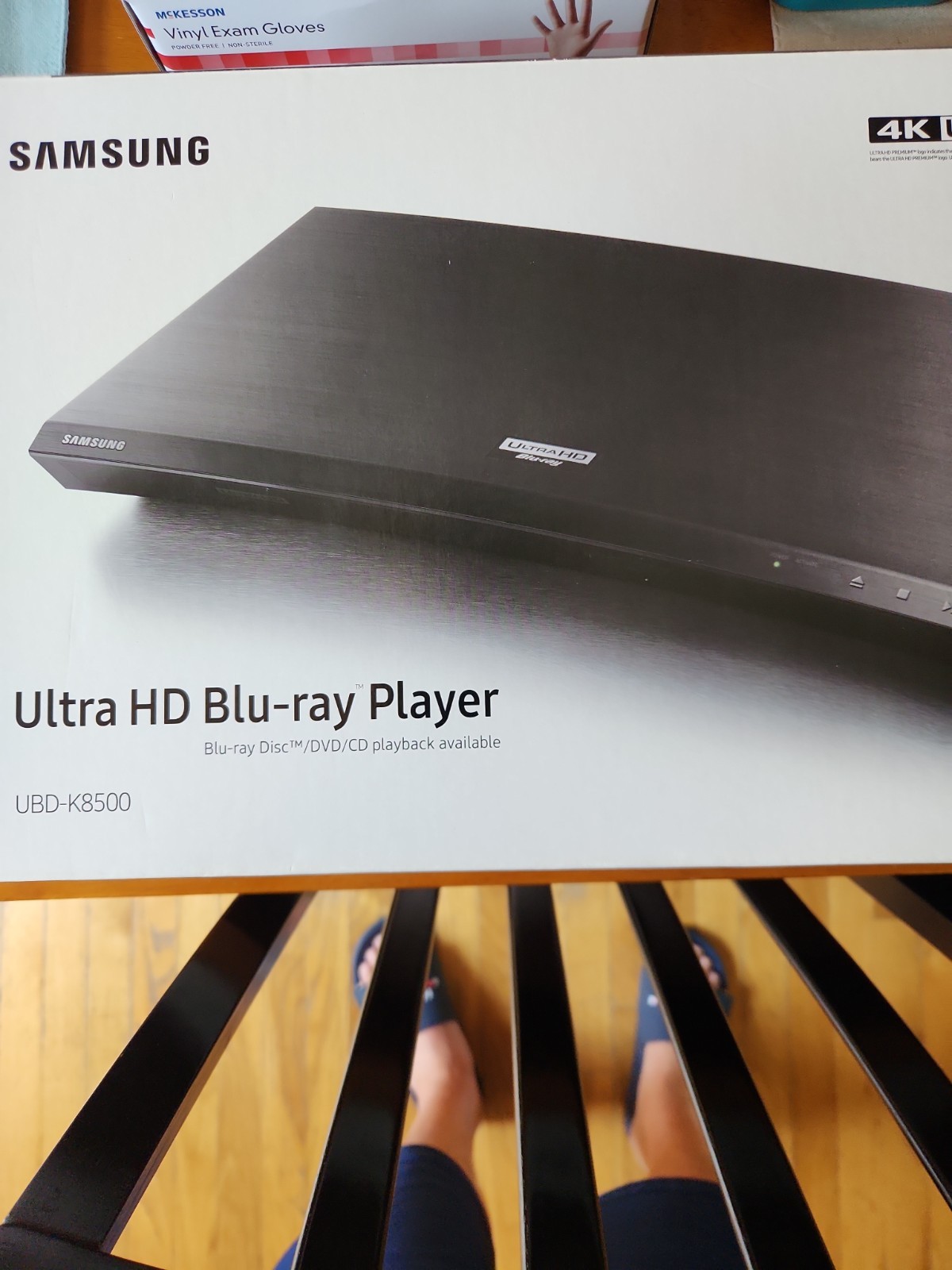 Samsung 4K Ultra UHD Blu-ray Player UBD-K8500 NEW Open Box Tested Works Awesome
