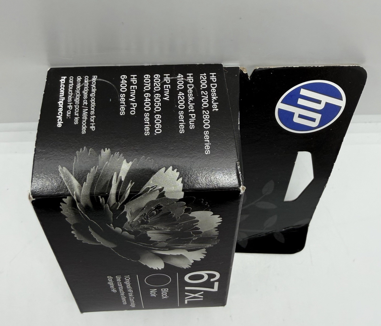 HP 67 XL Genuine Black Ink Cartridge Exp 01/2028 Sealed