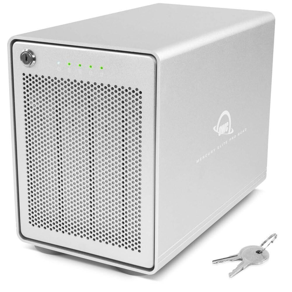 OWC Mercury Elite Pro Quad RAID Ready (JBOD) 4-Bay Storage Enclosure