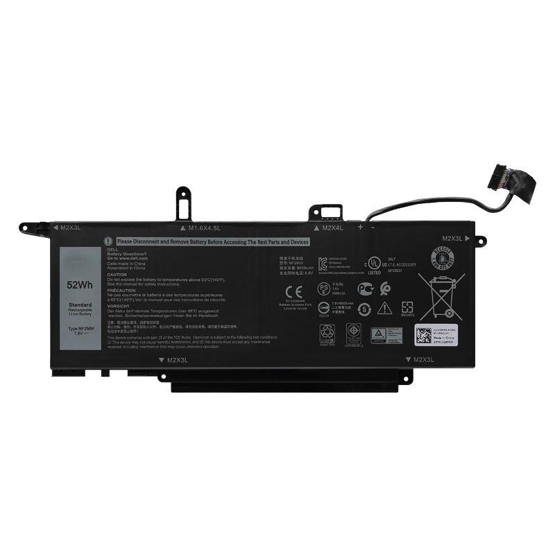 NEW 52WH NF2MW Battery For Dell Latitude 7400 2-in-1 Latitude 9410 0C76H7 +LOGO