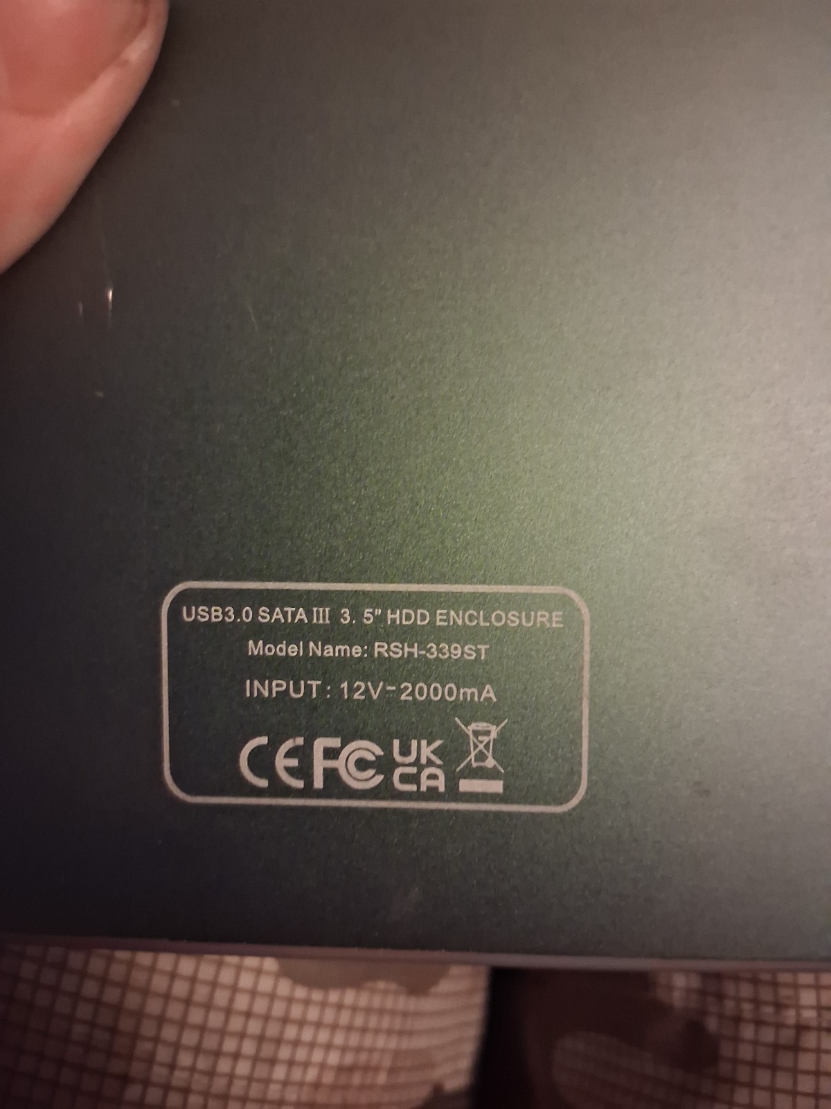 ikuai USB 3.0 SATA III 3.5in HDD Case/Enclosure USB with 3tb hardrive included