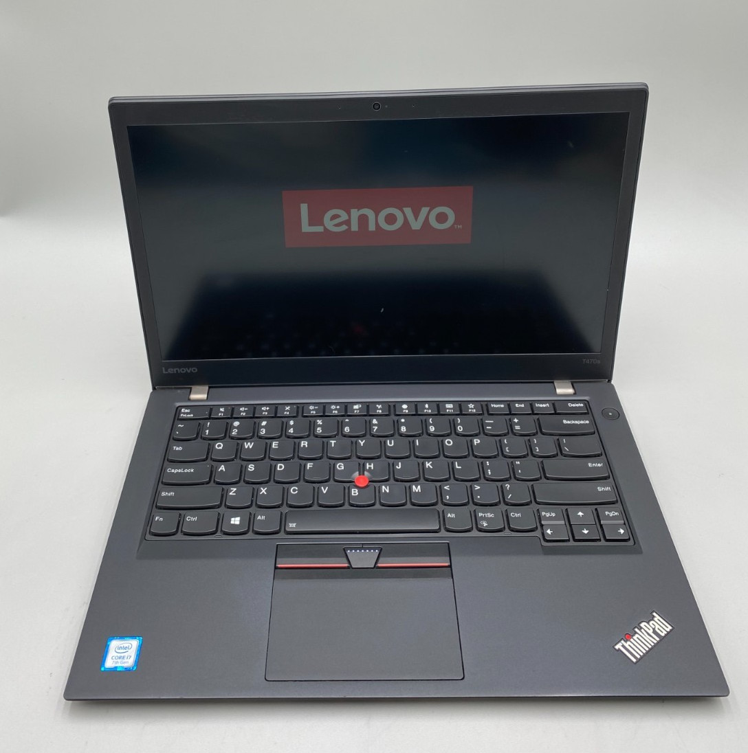 Lenovo ThinkPad T470s 14″ i7-6600U 2.6GHz 256GB SSD 8GB DDR4 Black Laptop /Fair