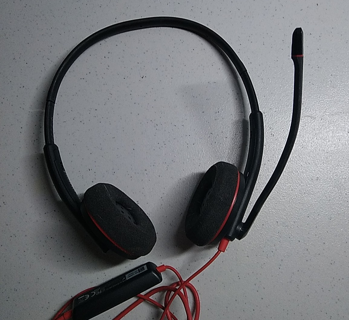 Plantronics Blackwire C3220 USB Headset 3220 Used Works!!
