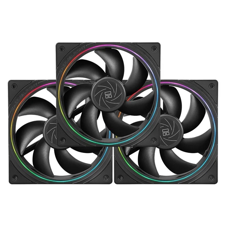 Thermalright TL-S12R 120MM ARGB Reverse Airflow Fan Pack of 3 New Open Box