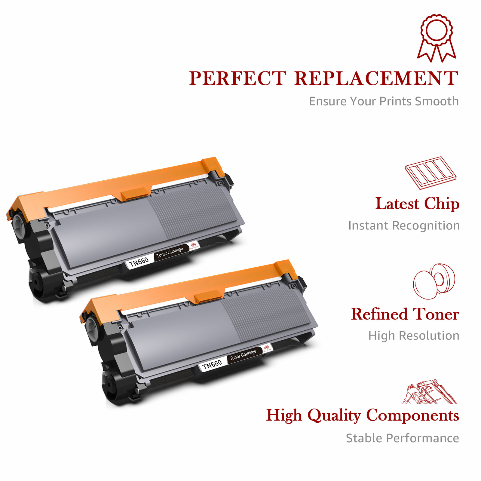 10PK TN660 Toner Compatible TN630 For Brother MFC-L2700DW DCP-L2540DW HL-L2320D