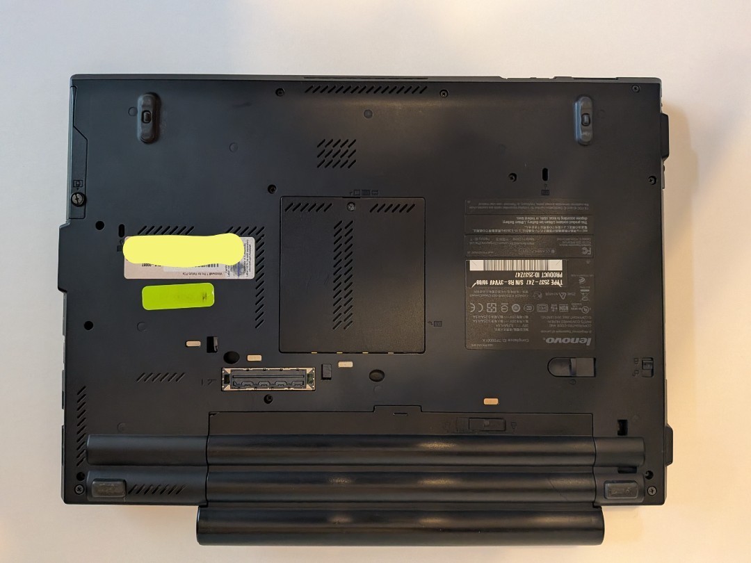 Lenovo Thinkpad T410 Laptop i5-M520 2.5gb ram 500gb HD TESTED NEEDS BATTERY