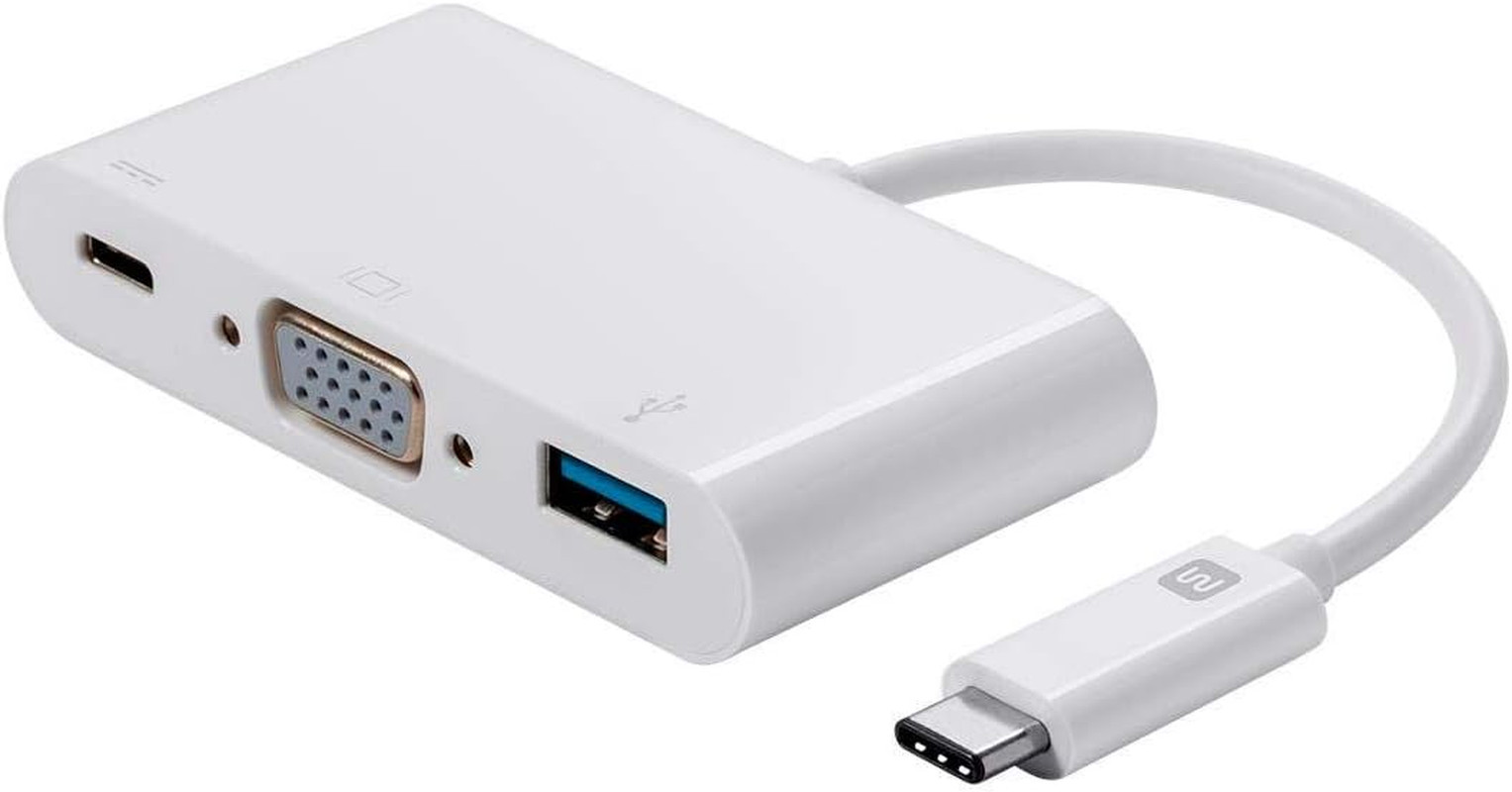 USB-C to HDMI Adapter – Supports up to 10Gbps Data Rate, USB 3.1 Superspeed, Whi
