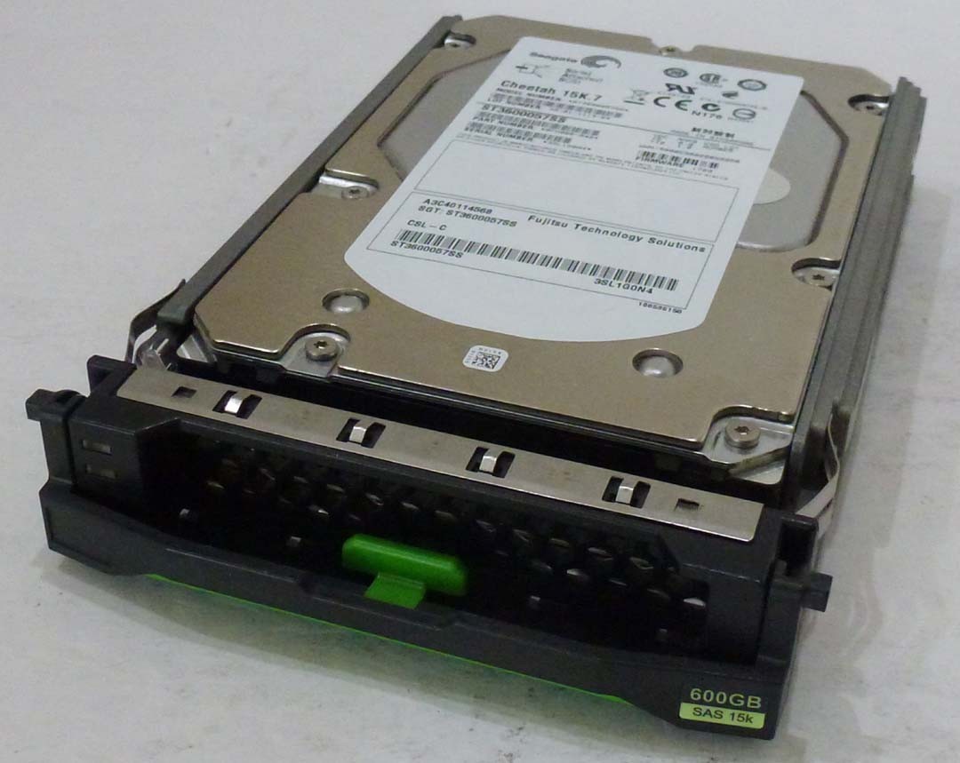 Fujitsu A3C40114568 600GB SAS 15K RPM Hard Drive ST3600057SS 9FN066-040