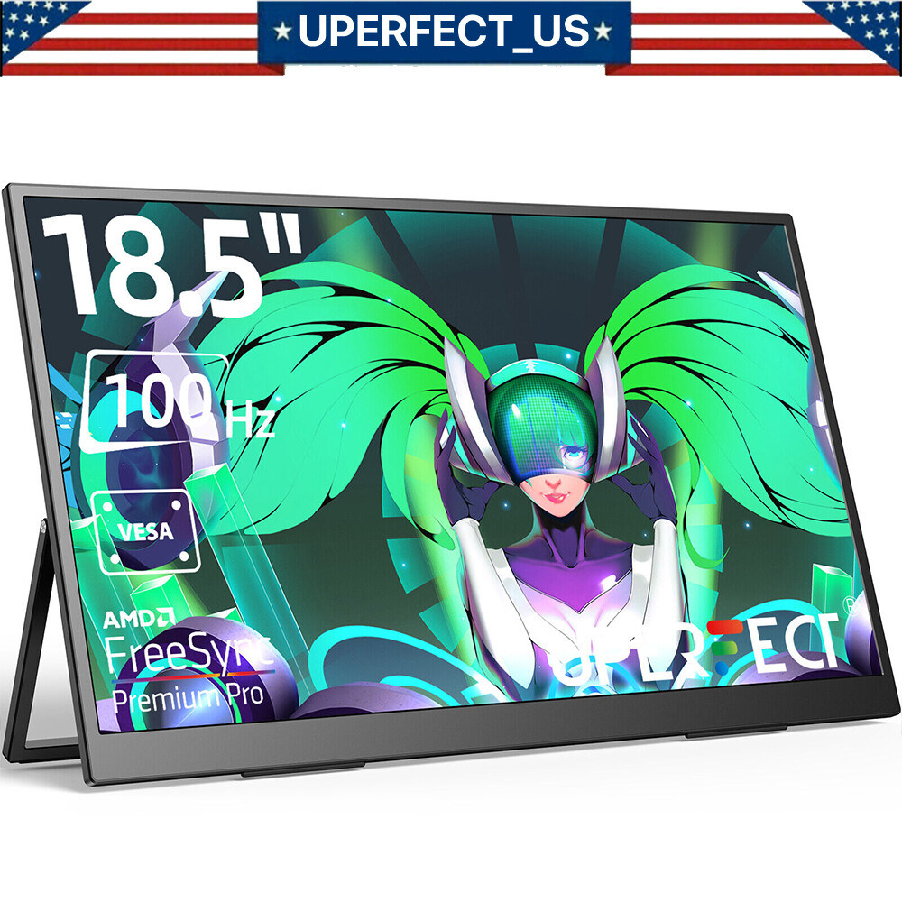 18.5″ 1920*1080 FHD LCD 100HZ Screen Monitor Display For Raspberry Pi 2 3B+ 4B 5