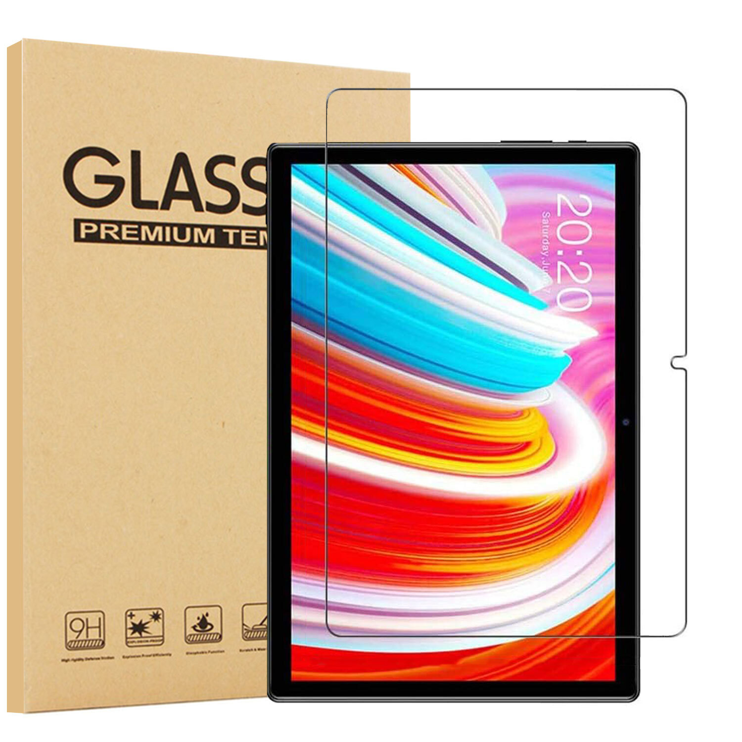 Tempered Glass Screen Protector for Teclast M40/Teclast M40 Pro/P20HD/P20S 10.1″