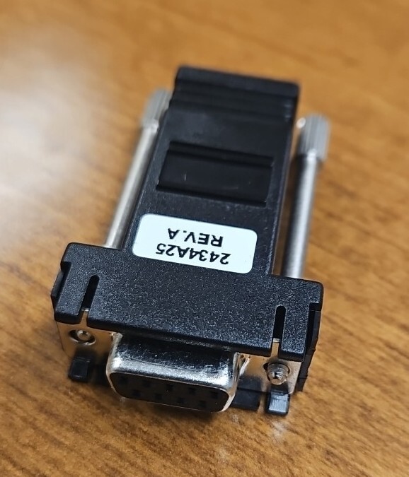 NEW RJ45 to RS232 DB9 9 Pin Serial Port Female to RJ45 Female
