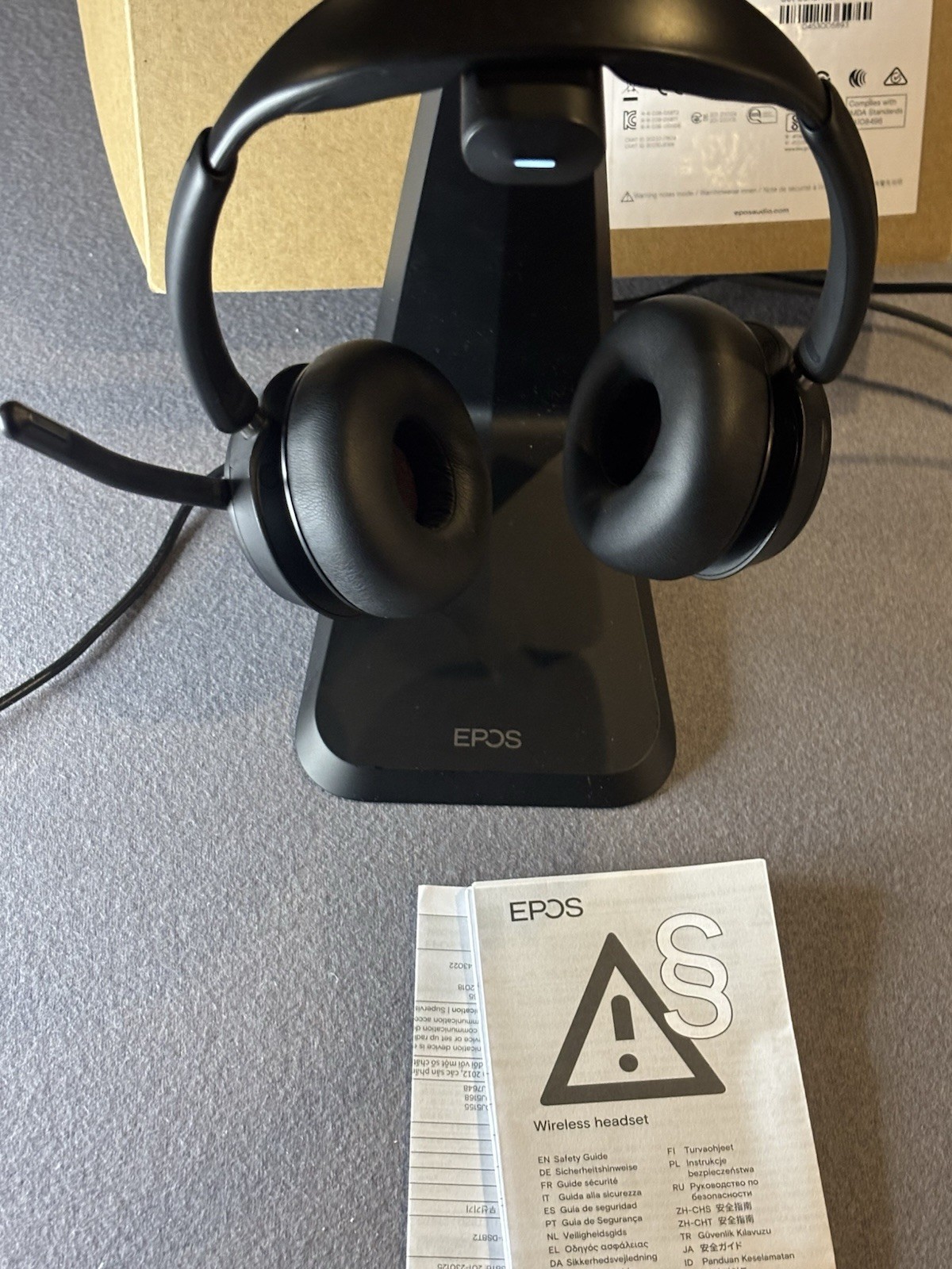 EPOS IMPACT 1061T Wireless Bluetooth Headset w/ Charging Stand & Case