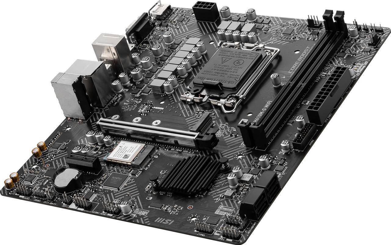 (Factory Refurbished) MSI PRO H610M-G WIFI LGA 1700 Intel Micro ATX Motherboard