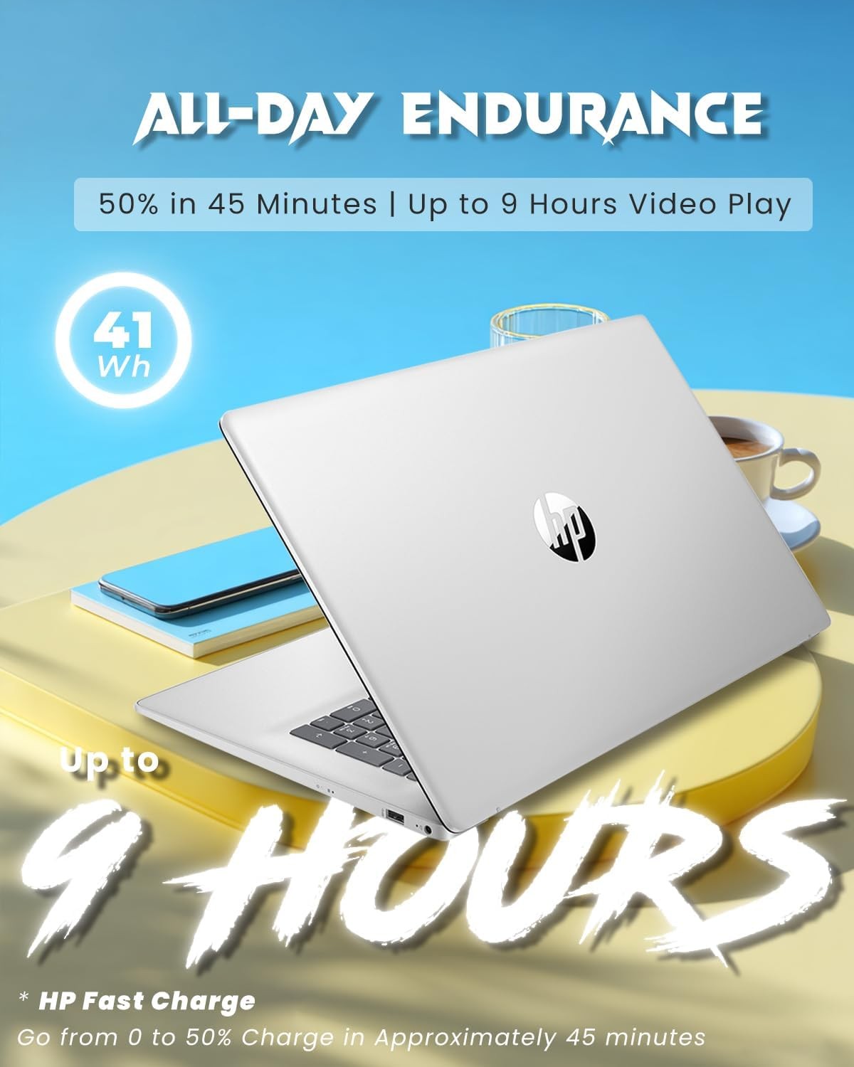 HP Touchscreen Laptop computer 17.3″ Ryzen 5-7430U UP TO 64GB RAM 2TB Win11Pro