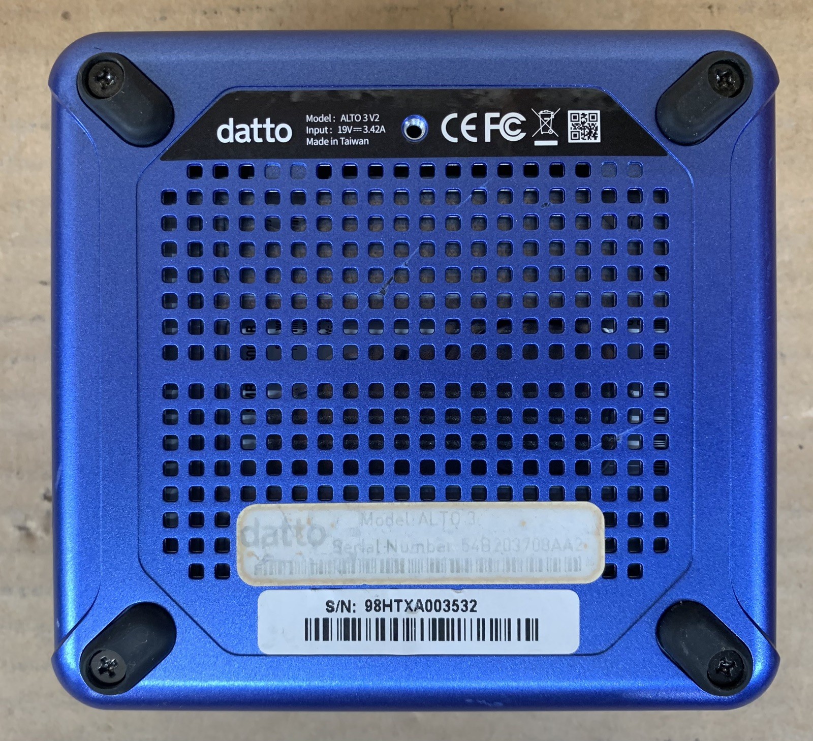Datto Alto 3 V2 Mini PC Intel Celeron 3865U@1.80GHz 8GB DDR4 RAM 500GB HDD NO OS