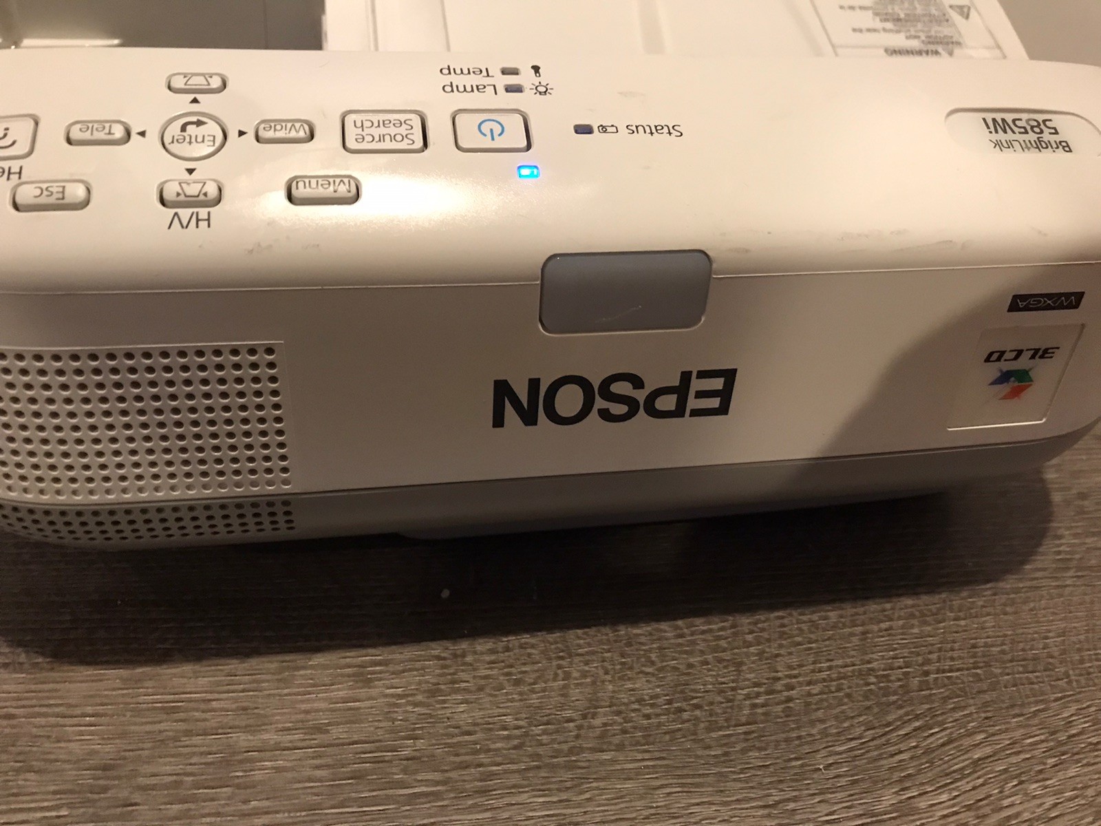 Epson BrightLink 585Wi Interactive Ultra Short Throw WXGA Medium LAMP HOURS