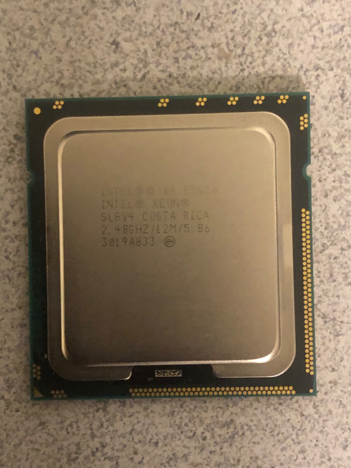 Intel Xeon E5620 SLBV4 2.40GHZ/12M/5.86 CPU PROCESSOR *LOT OF 12*