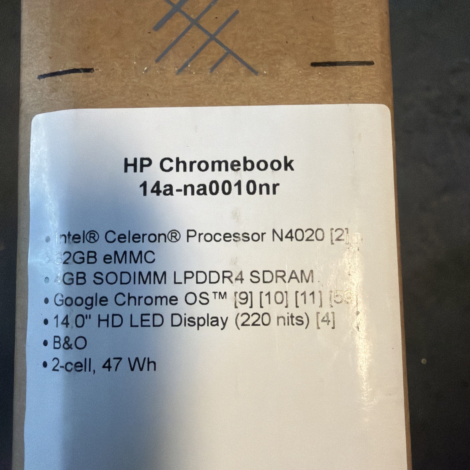 HP ChromeBook 14 inch (32GB, Intel Celeron N, 1.10GHz, 4GB) Notebook/Laptop -…