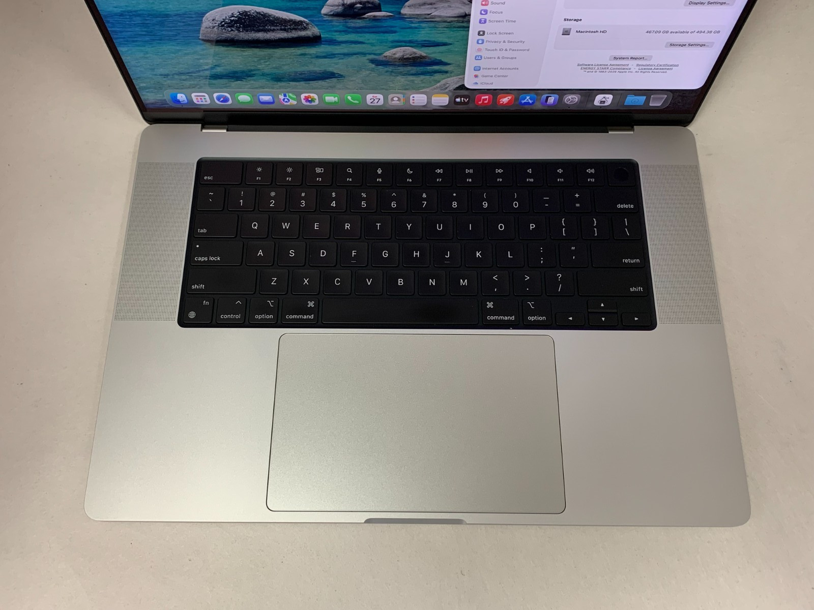 Apple MacBook Pro 16″ 2021 M1 Pro 10/16C 16GB RAM 512GB NVMe macOS Tahoe