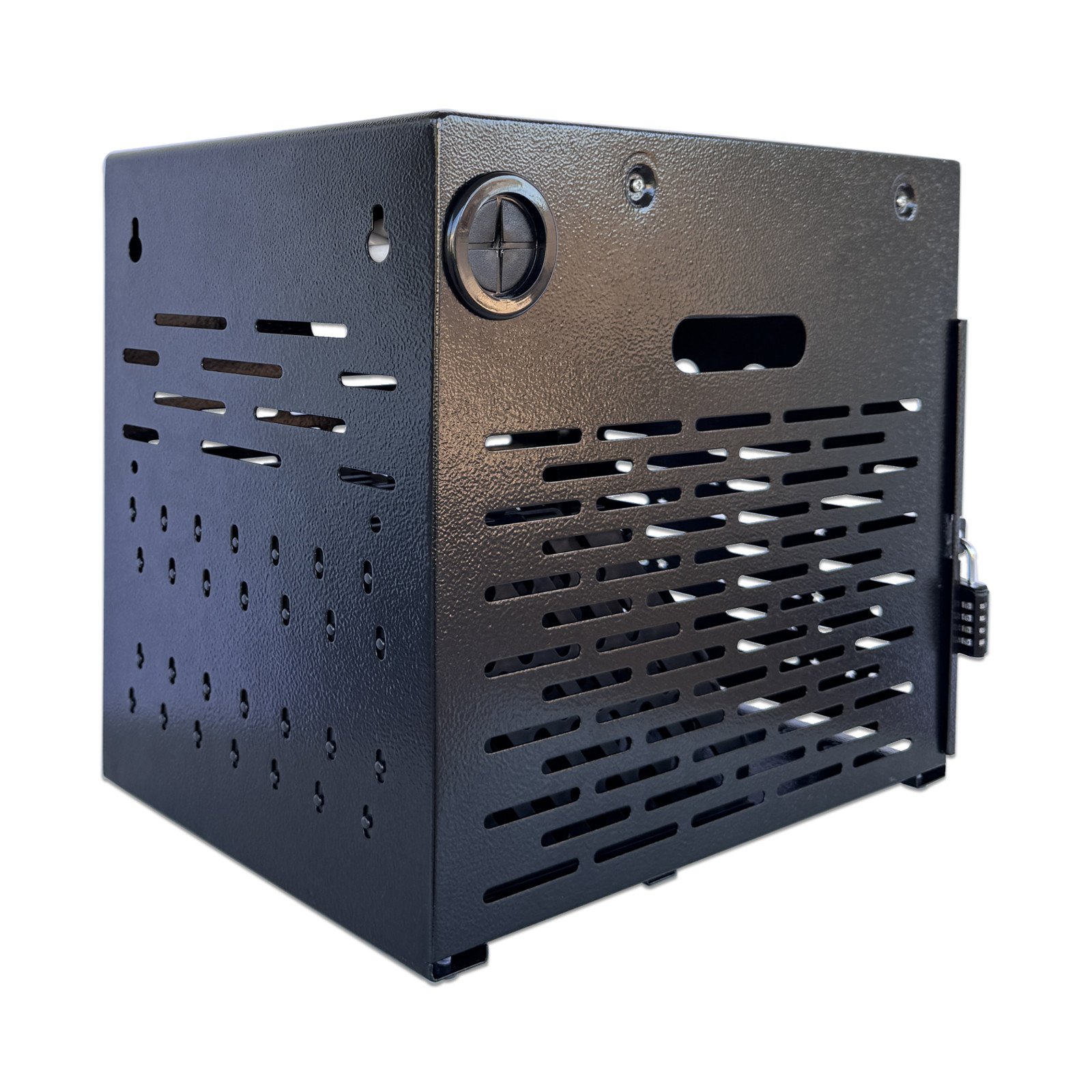 8-Device Tablet Charging Station, Lockable Steel Case Fits 14″ Chromebooks, iPad