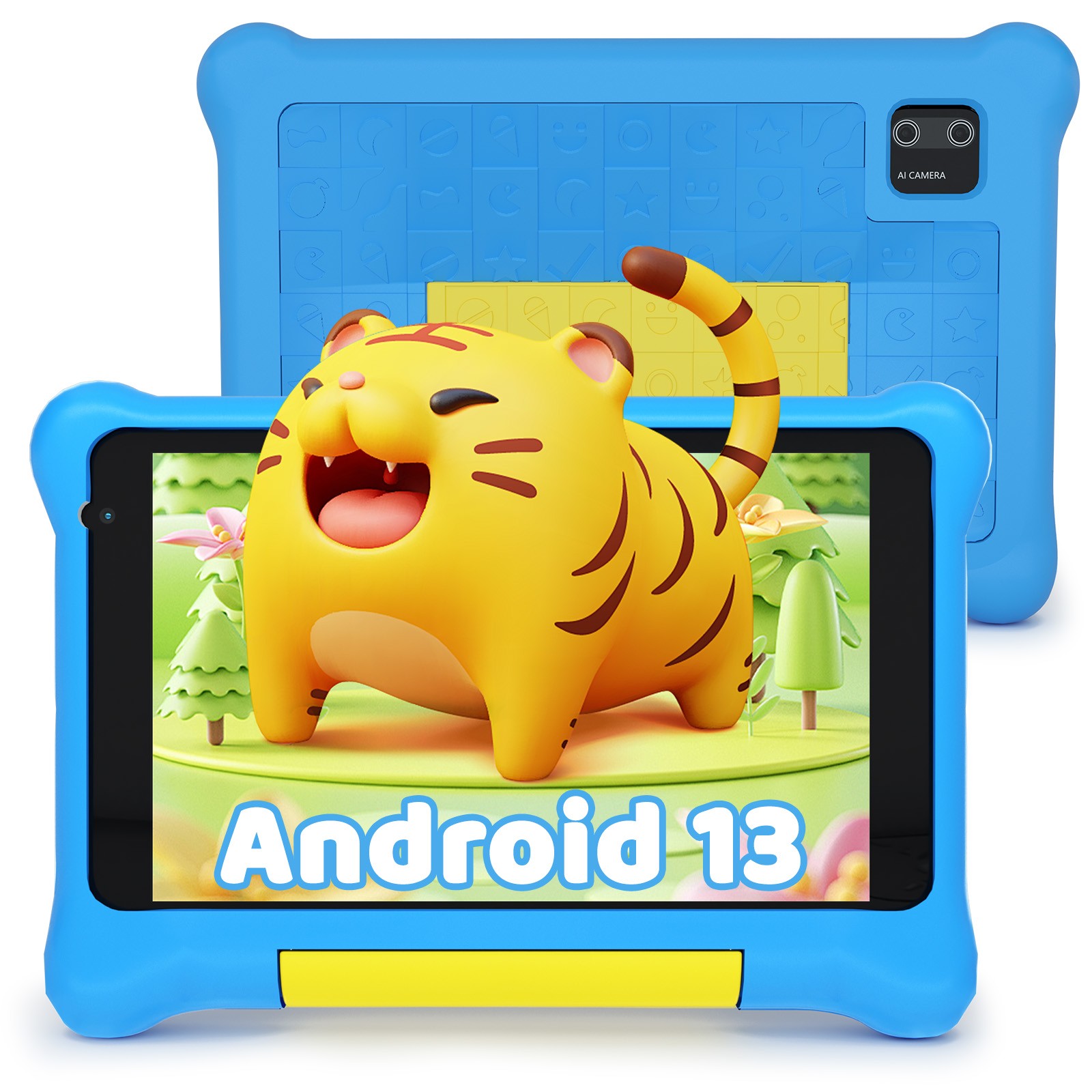 2026 AEEZO Kids Tablet 8 in Android 13 Tablet for Kids 3-12 5+32GB Parent Cont
