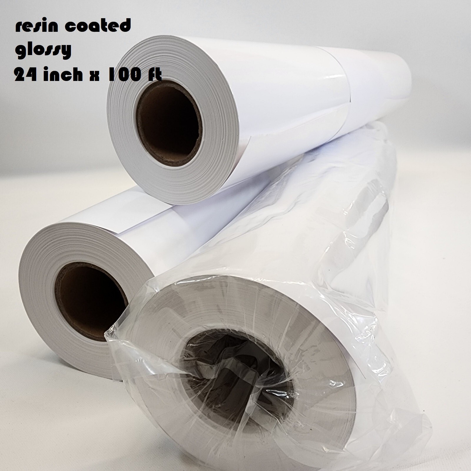 Premium RC Glossy Photo Paper Roll Inkjet for canon hp epson 24 x 100ft print gs