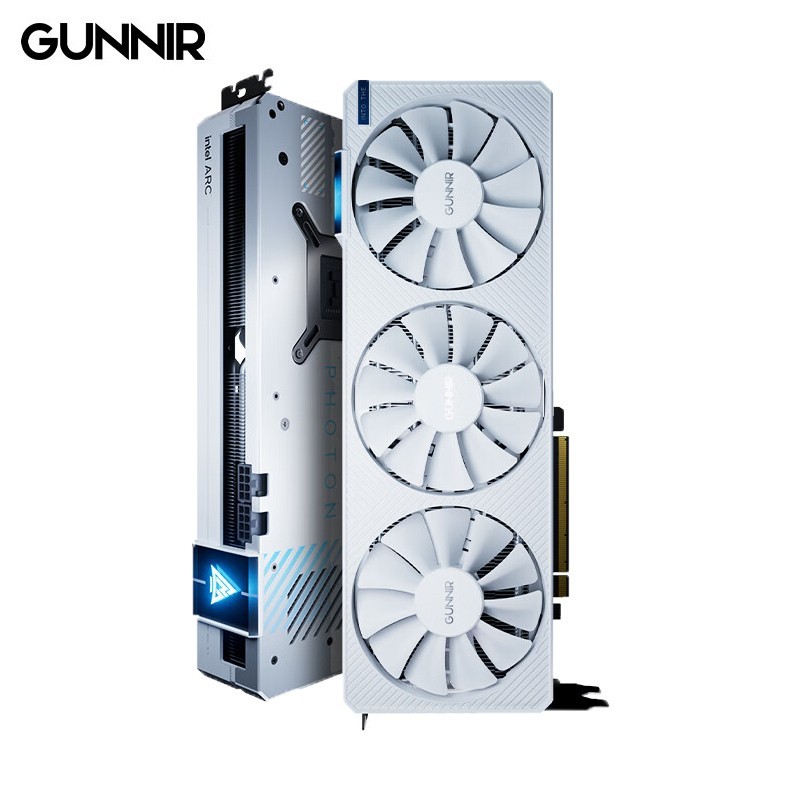 GUNNIR Intel Arc A770 Photon OC White 8GB GDDR6 PCIe Gaming Graphics Card GPU