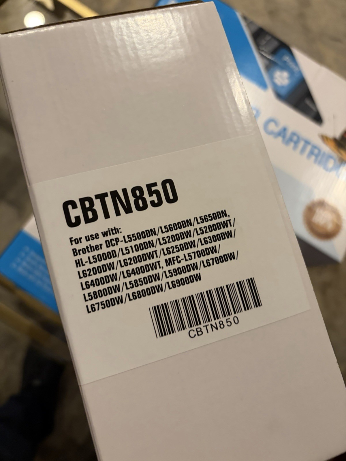 Lot of 6 Premium Compatible Brother TN850 (TN-850) Laser Toner Cartridges.