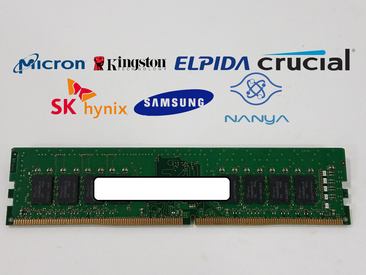 Major Brand 16 GB PC4-21300 (DDR4-2666) 2Rx8 DDR4 Desktop Memory