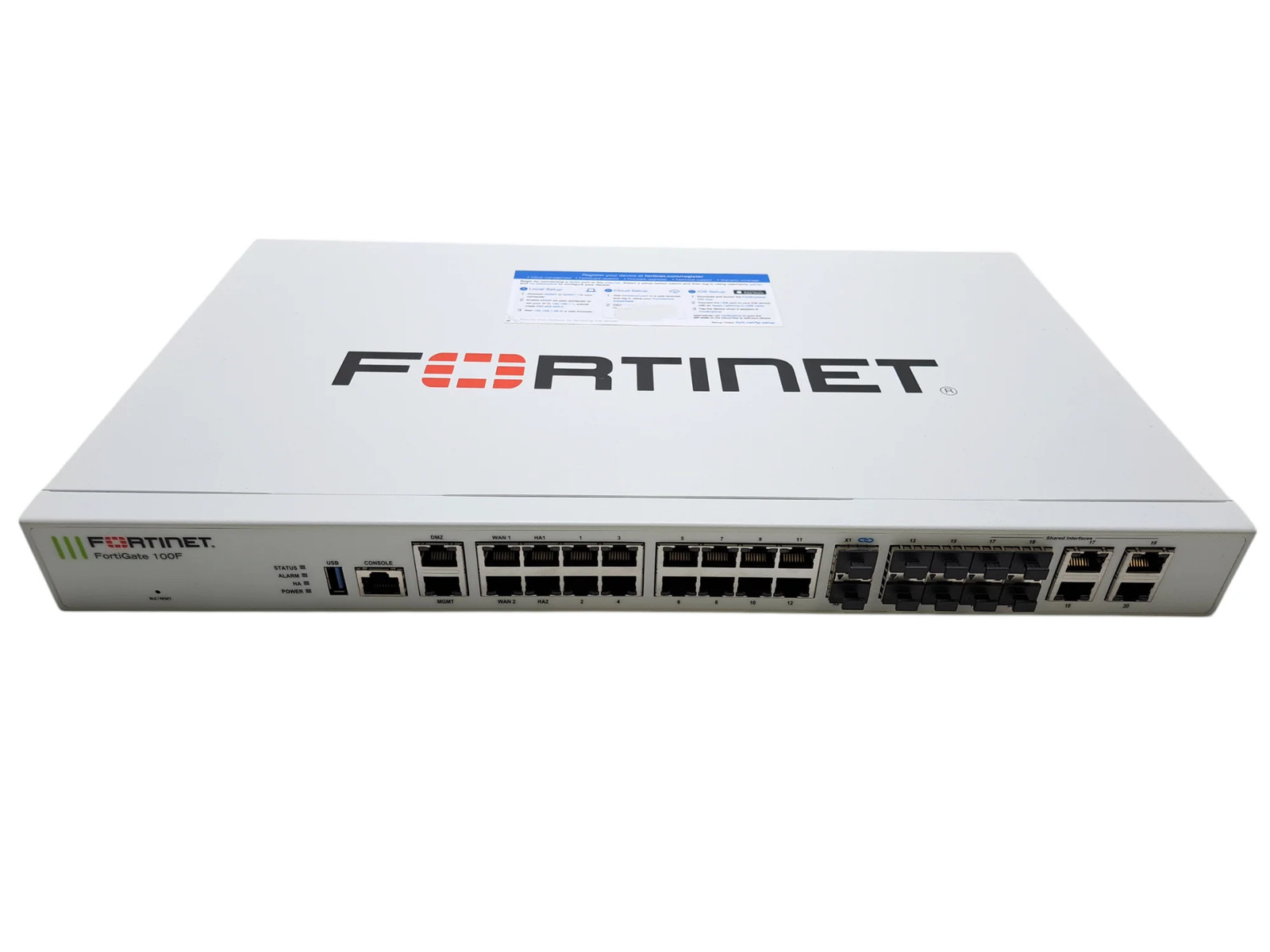 Fortinet FortiGate 100F FG-100F Network Security Firewall Appliance *READ*
