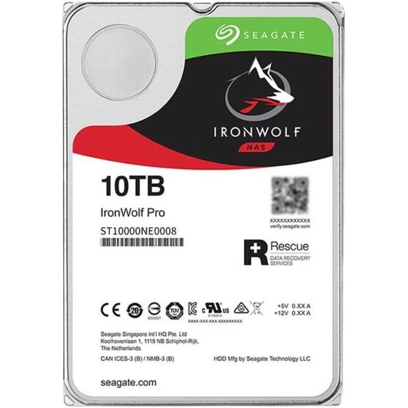 Seagate IronWolf ST10000NE0008 3.5″ 10TB Internal Hard Drive Disk
