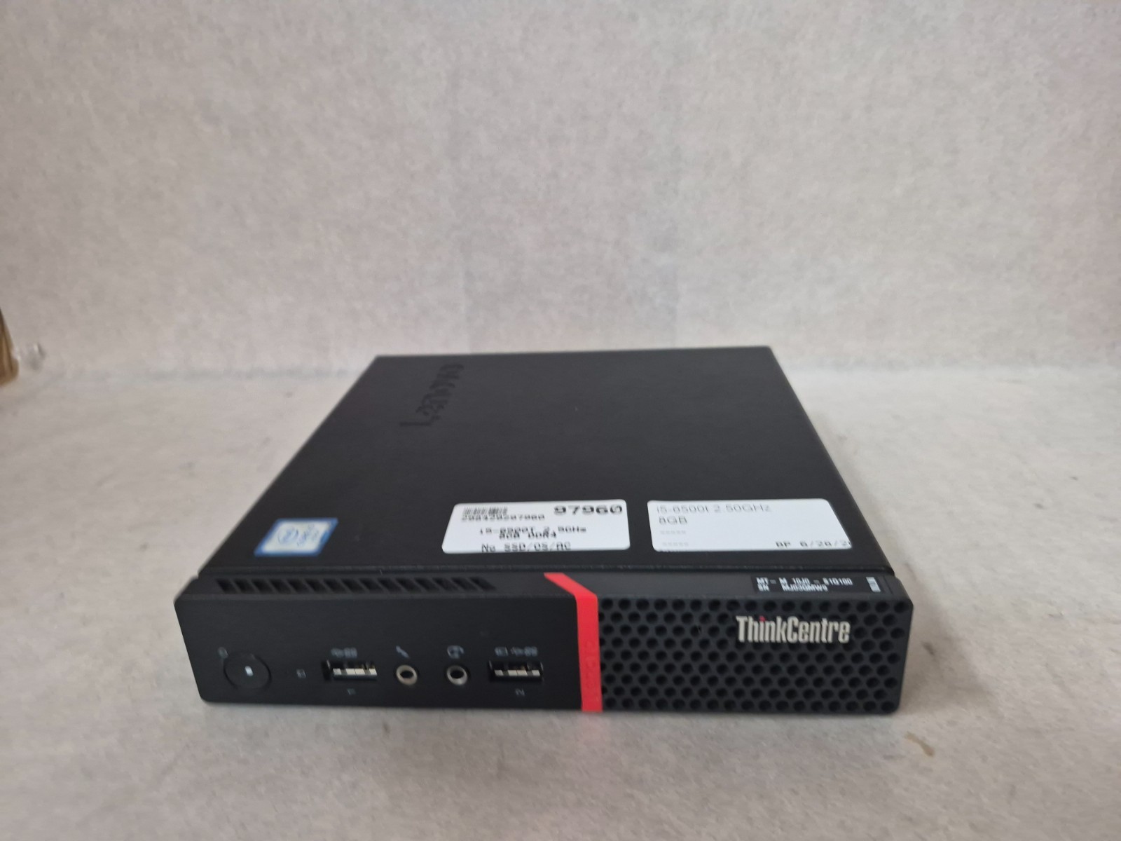 Lenovo ThinkCentre M700 Tiny PC Core i5-6500T 2.5GHz 8GB DDR4 WiFi No SSD/OS /AC