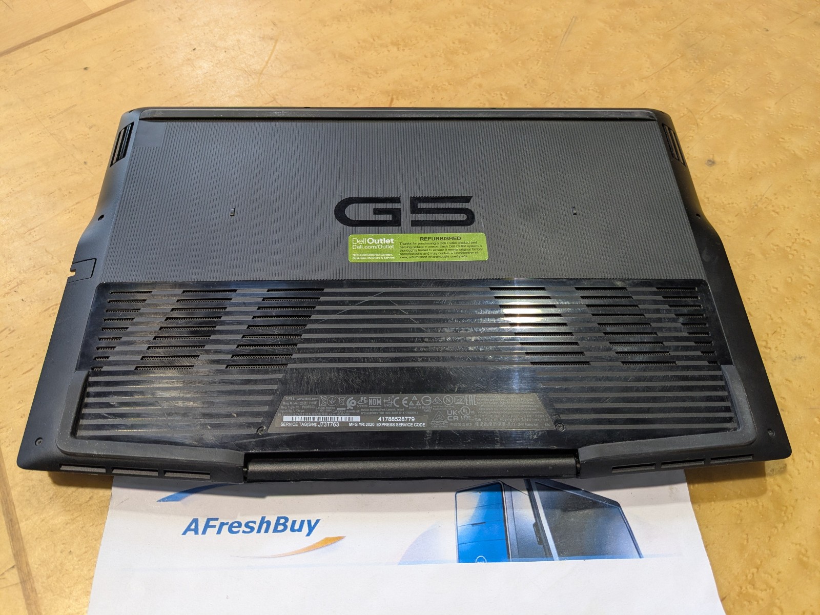 Dell G5 15 5500 15.6″ Laptop i5-10300H 2.5Ghz 16GB Ram 512GB SSD No OS