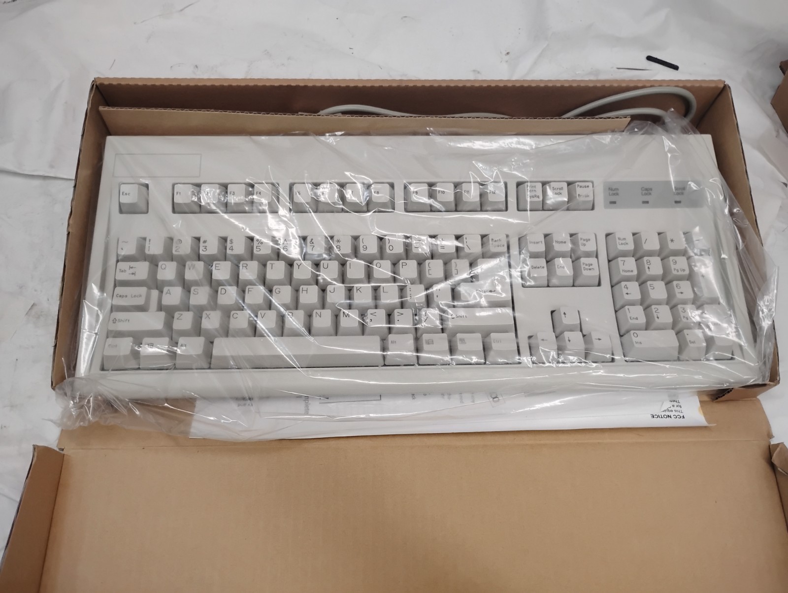 Vintage Key Tronic AT-Style Mechanical Keyboard 5-Pin DIN Connector Beige