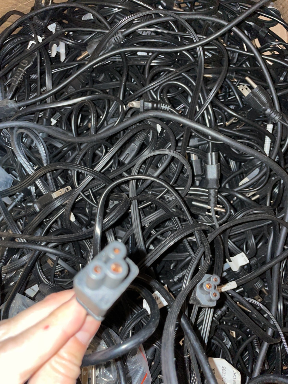 Lot of 50 mixed mickey mouse 3 prong power cord cable K260C 0K260C 3 FT