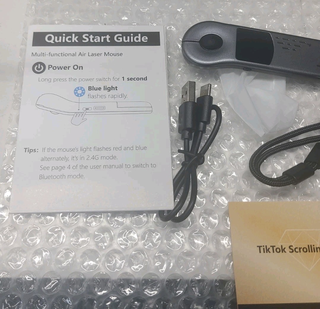 Multi Functional Air Laser Mouse D13 – OPEN BOX
