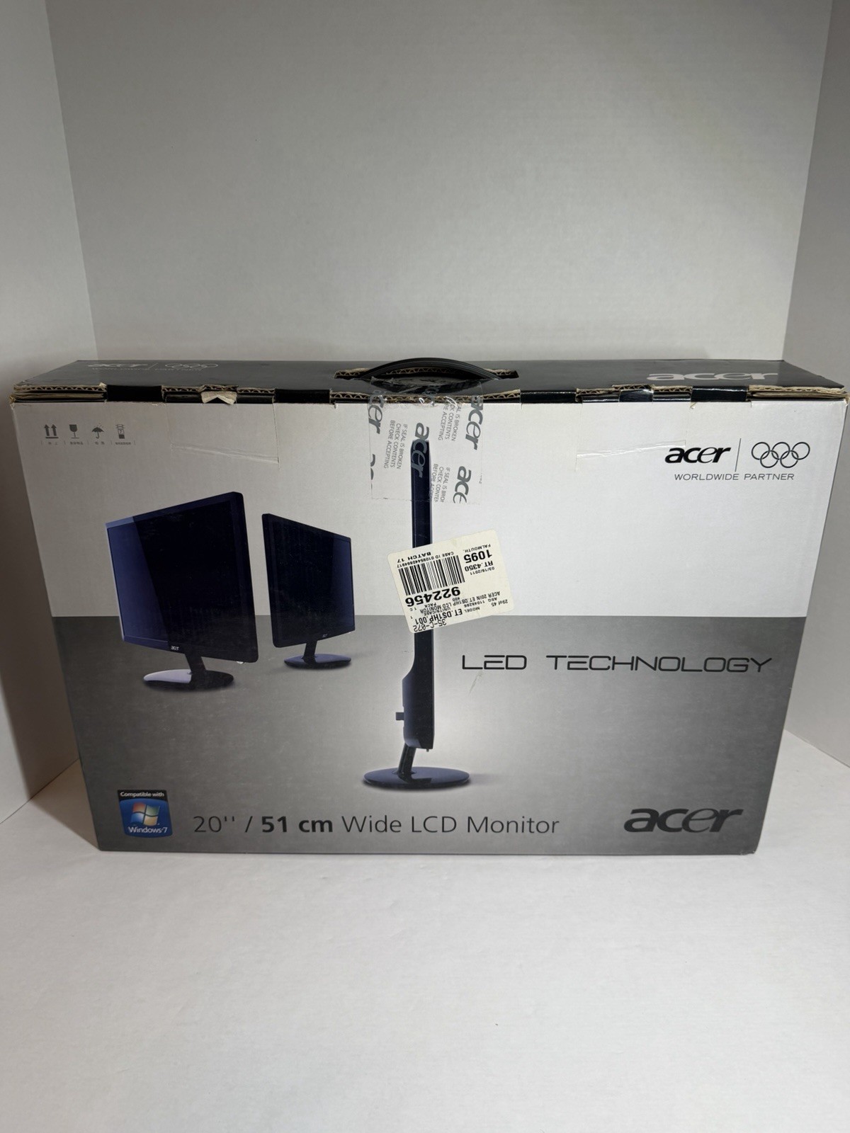 Acer S201HL 20” Ultra Thin Wide LCD Monitor LED Technology 1600×900