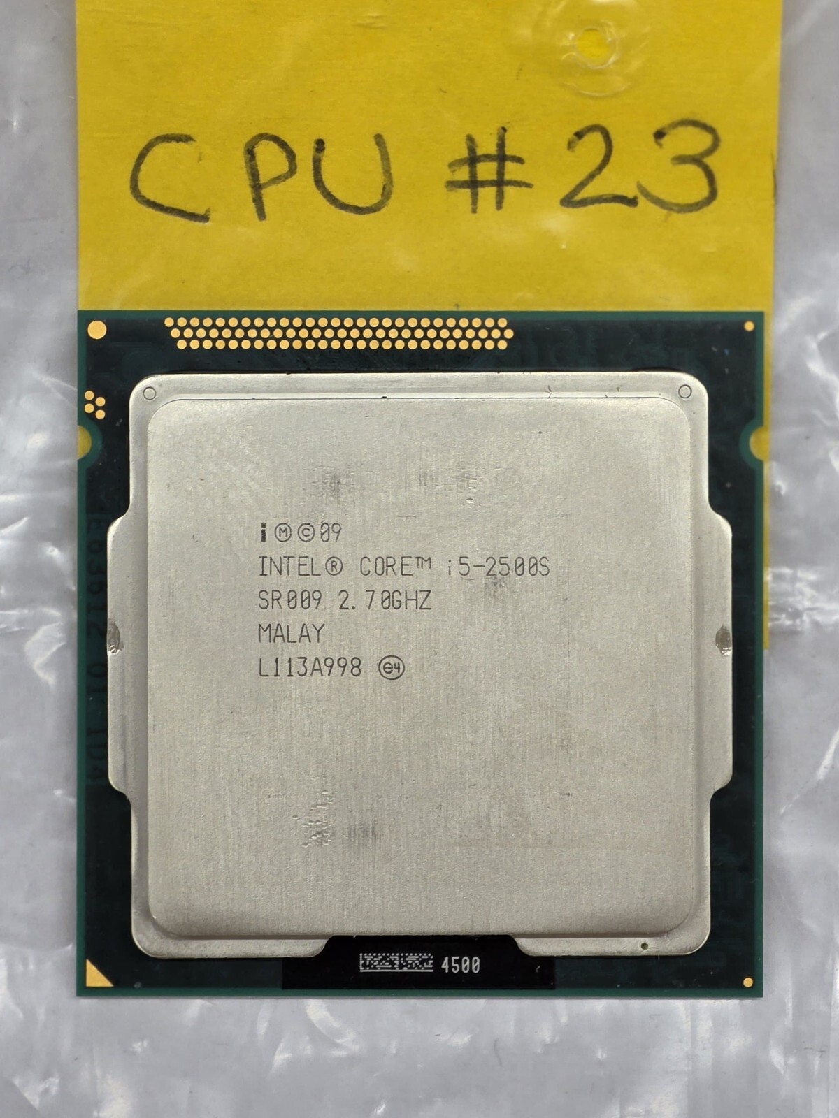2.7 Ghz Gen 2nd Intel Core i5-2500S Quad-Core Processor SR009 Socket LGA1155 #23